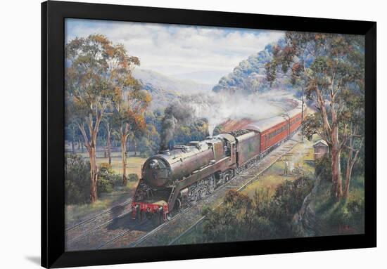 Newcastle Flyer-John Bradley-Framed Giclee Print