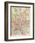 'Newcastle-on-Tyne', c20th Century-John Bartholomew-Framed Giclee Print