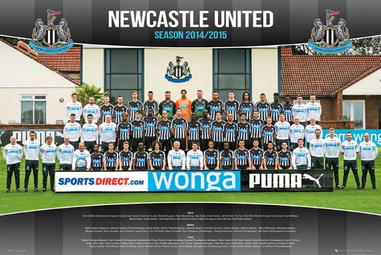 Newcastle Players 14/15-null-Lamina Framed Poster