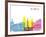 Newcastle Skyline Pop-paulrommer-Framed Art Print