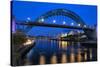 Newcastle Tyne Bridge-KevTate999-Stretched Canvas