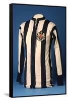 Newcastle United Jersey from the 1911 FA World Cup Final, 1911-English School-Framed Stretched Canvas