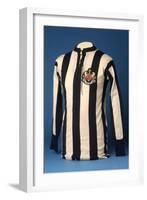 Newcastle United Jersey from the 1911 FA World Cup Final, 1911-English School-Framed Giclee Print