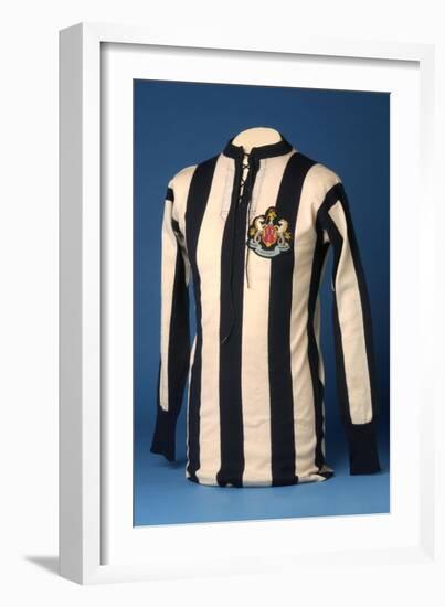 Newcastle United Jersey from the 1911 FA World Cup Final, 1911-English School-Framed Giclee Print