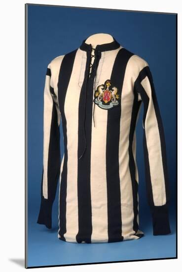 Newcastle United Jersey from the 1911 FA World Cup Final, 1911-English School-Mounted Giclee Print