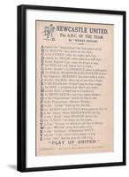 Newcastle United: the A.B.C. of the Team, 1919-20-null-Framed Giclee Print