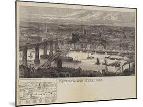 Newcastle Upon Tyne, 1887-null-Mounted Giclee Print