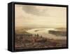 Newcastle Upon Tyne and the River Tyne from Gateshead-Thomas Miles Richardson-Framed Stretched Canvas