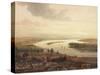 Newcastle Upon Tyne and the River Tyne from Gateshead-Thomas Miles Richardson-Stretched Canvas