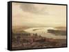 Newcastle Upon Tyne and the River Tyne from Gateshead-Thomas Miles Richardson-Framed Stretched Canvas