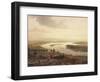 Newcastle Upon Tyne and the River Tyne from Gateshead-Thomas Miles Richardson-Framed Giclee Print