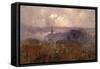 Newcastle Upon Tyne from the East, 1898-Niels Moller Lund-Framed Stretched Canvas