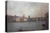 Newcastle Upon Tyne from the South-West, 1884-John Wallace-Stretched Canvas