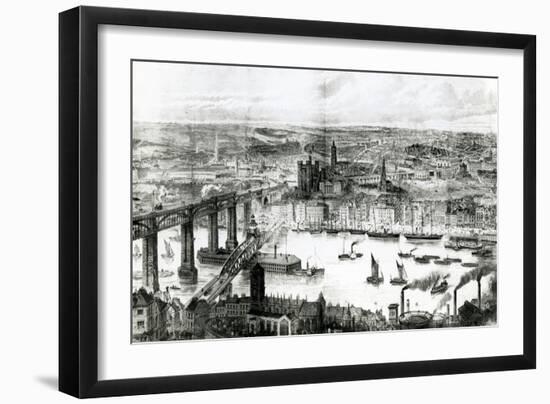 Newcastle Upon Tyne, Illustration from 'The Illustrated London News', July 16th, 1887-Thomas Sulman-Framed Giclee Print