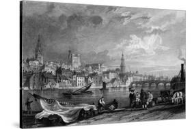 Newcastle Upon Tyne-Thomas Allom-Stretched Canvas