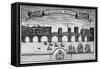 Newcastle Upon Tyne-J Hilbert-Framed Stretched Canvas