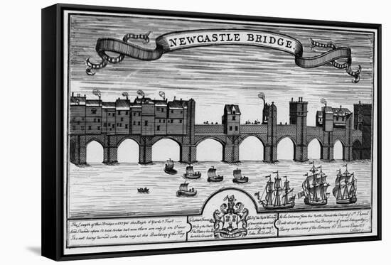Newcastle Upon Tyne-J Hilbert-Framed Stretched Canvas