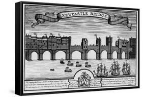 Newcastle Upon Tyne-J Hilbert-Framed Stretched Canvas