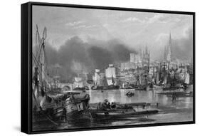 Newcastle Upon Tyne-G Balmer-Framed Stretched Canvas