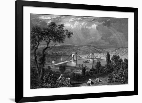 Newcastle Upon Tyne-Thomas Allom-Framed Art Print