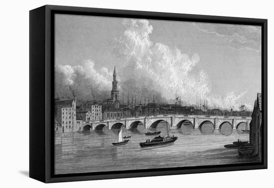 Newcastle Upon Tyne-W Westall-Framed Stretched Canvas