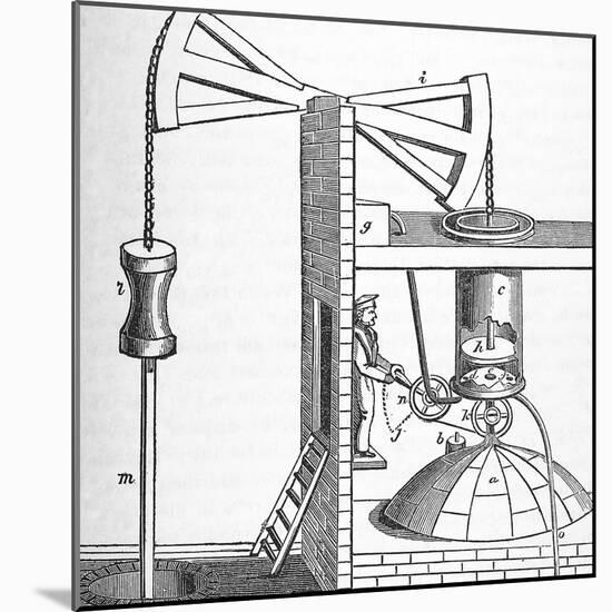 Newcomen's Engine-Science, Industry and Business Library-Mounted Photographic Print