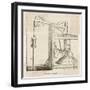 Newcomen's Steam Engine-null-Framed Art Print