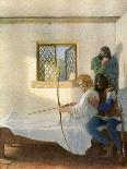 The Passing of Robin Hood-Newell Convers Wyeth-Giclee Print