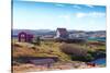 Newfoundland homes near Port Union, Newfoundland and Labrador, Canada-null-Stretched Canvas