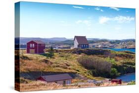 Newfoundland homes near Port Union, Newfoundland and Labrador, Canada-null-Stretched Canvas