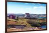 Newfoundland homes near Port Union, Newfoundland and Labrador, Canada-null-Framed Photographic Print