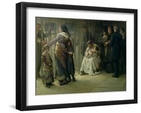 Newgate - Committed for Trial, 1878-Frank Holl-Framed Giclee Print