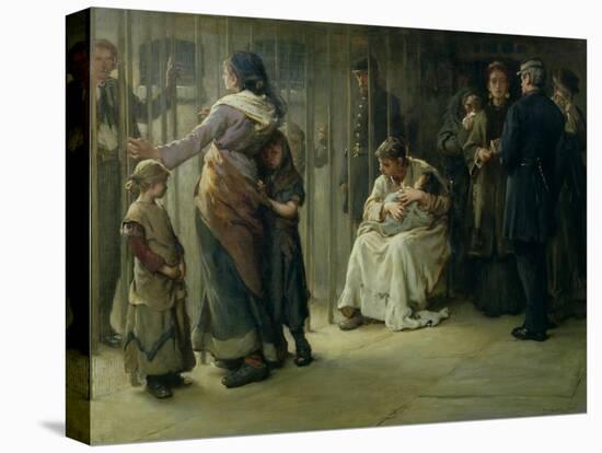 Newgate - Committed for Trial, 1878-Frank Holl-Stretched Canvas