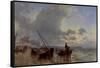 Newhaven, Firth of Forth at Sunset-Keeley Halswelle-Framed Stretched Canvas