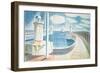 Newhaven Harbour-Eric Ravilious-Framed Premium Giclee Print