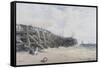 Newhaven Old Pier-William Roxby Beverly-Framed Stretched Canvas