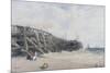 Newhaven Old Pier-William Roxby Beverly-Mounted Giclee Print