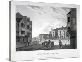 Newington Butts, Southwark, London, 1792-William Ellis-Stretched Canvas
