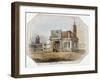 Newington Turnpike, Newington Causeway, Southwark, London, c1830-Anon-Framed Giclee Print