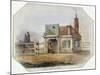 Newington Turnpike, Newington Causeway, Southwark, London, c1830-Anon-Mounted Giclee Print