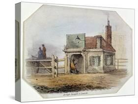 Newington Turnpike, Newington Causeway, Southwark, London, c1830-Anon-Stretched Canvas