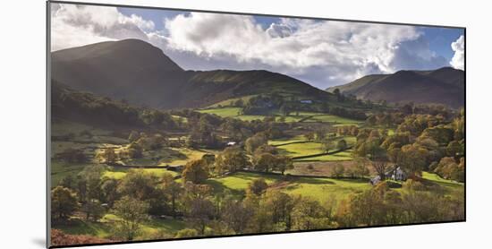 Newlands Chapel Nestled in the Beautiful Newlands Valley, Lake District, Cumbria-Adam Burton-Mounted Photographic Print