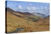 Newlands Valley with Skiddaw over Keswick in the Distance-James-Stretched Canvas