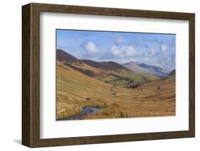 Newlands Valley with Skiddaw over Keswick in the Distance-James-Framed Photographic Print