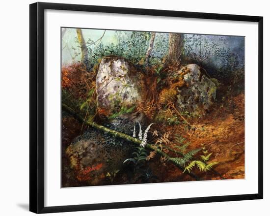 Newlay Wood, 1861-John Atkinson Grimshaw-Framed Giclee Print