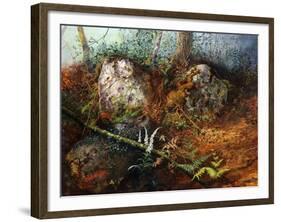 Newlay Wood-John Atkinson Grimshaw-Framed Giclee Print