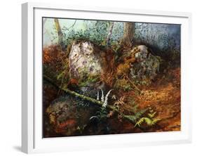 Newlay Wood-John Atkinson Grimshaw-Framed Giclee Print