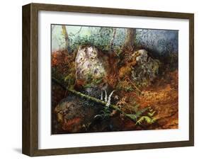 Newlay Wood-John Atkinson Grimshaw-Framed Giclee Print