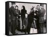 Newly Arrived Immigrants Undergoing Medical Examination on Ellis Island, New York, c.1910-null-Framed Stretched Canvas