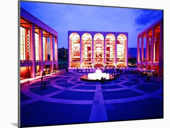 Newly Completed Lincoln Center-Michael Rougier-Mounted Photographic Print